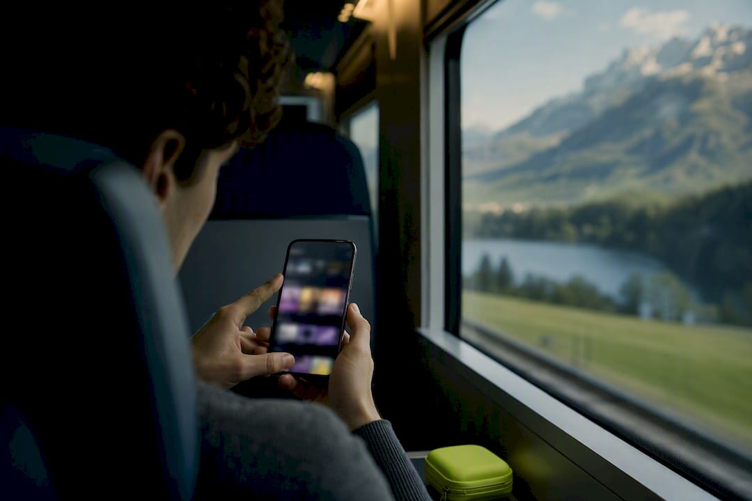 Scelta dei contenuti da salvare offline durante un viaggio
