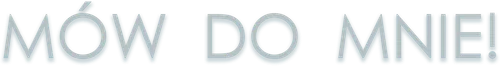 Logo: Mów do mnie!