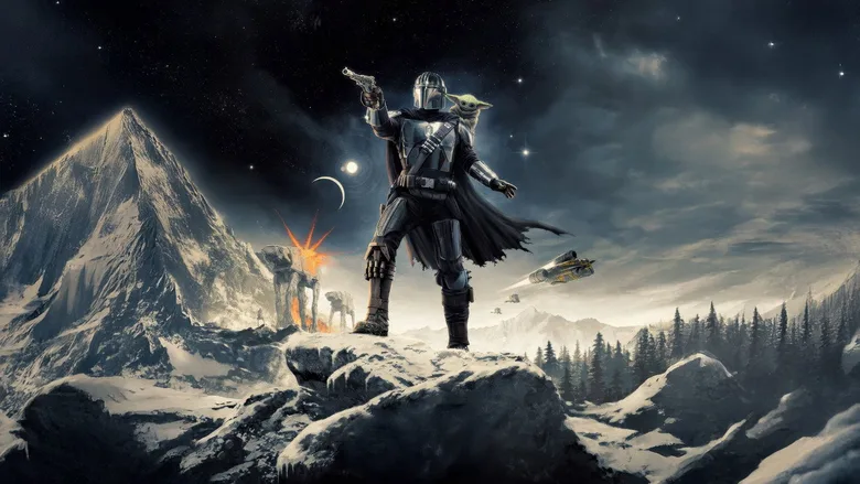 Immagine di scena da Star Wars: The Mandalorian and Grogu