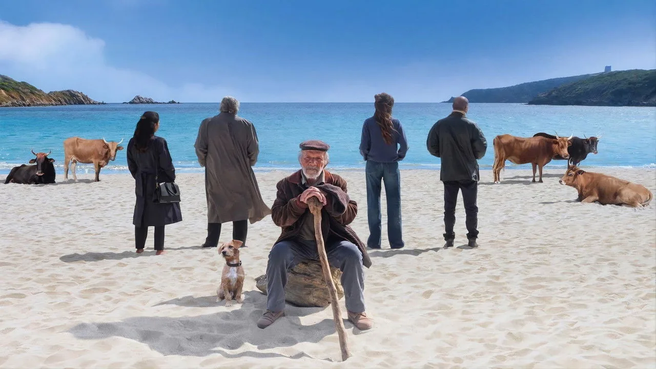 Immagine di scena da La vita va così