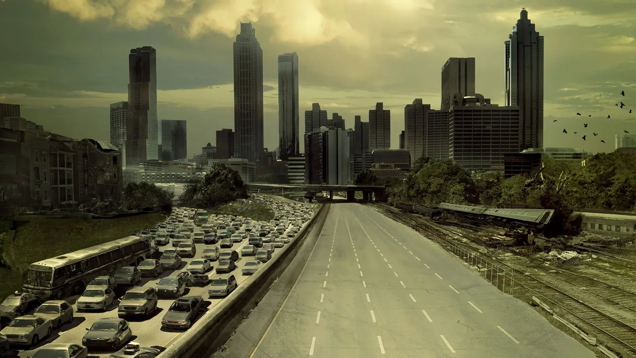 Immagine di scena da The Walking Dead