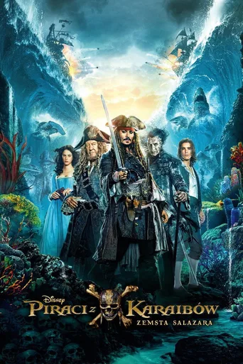 Plakat filmu Piraci z Karaibów. Zemsta Salazara