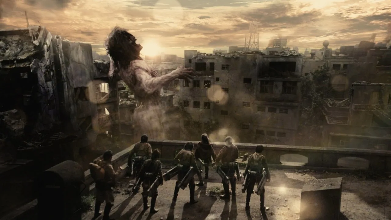 Immagine di scena da L'attacco dei giganti