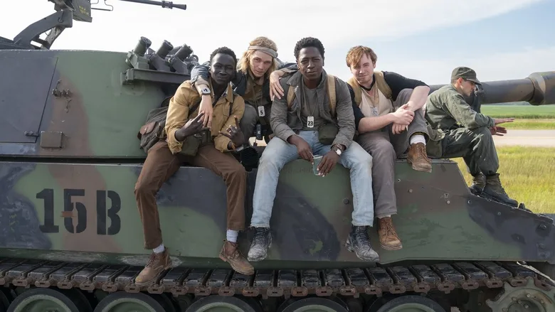 Immagine di scena da The Long Walk