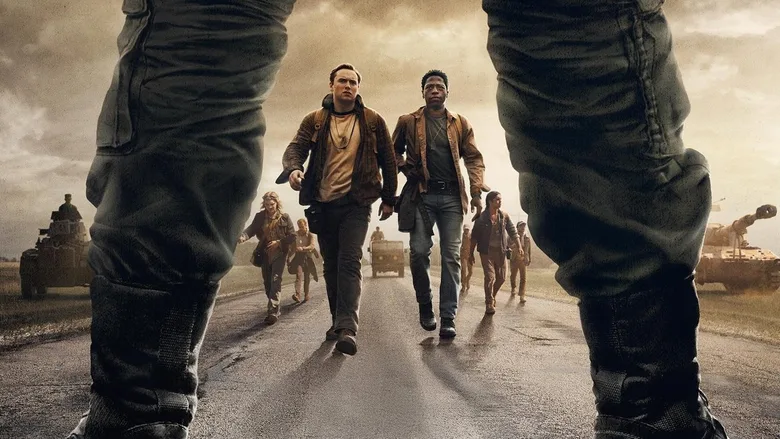 Immagine di scena da The Long Walk