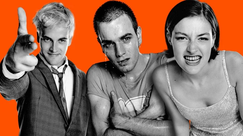 Immagine di scena da Trainspotting