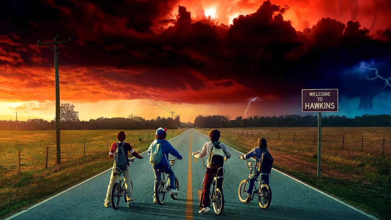 Immagine di scena da Stranger Things