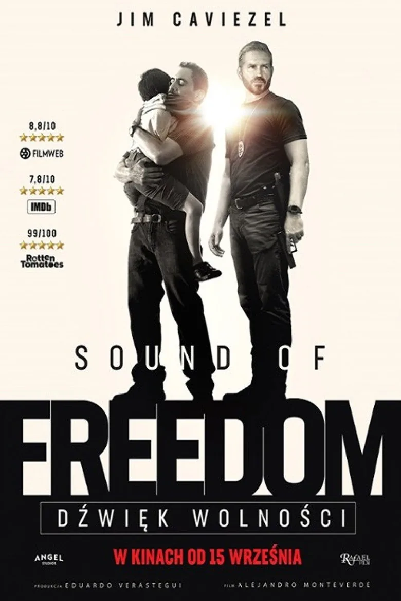 Plakat filmu Sound of Freedom. Dźwięk wolności