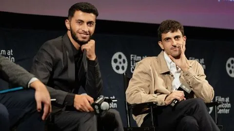 Basel Adra and Hamdan Ballal on No Other Land - No Other Land