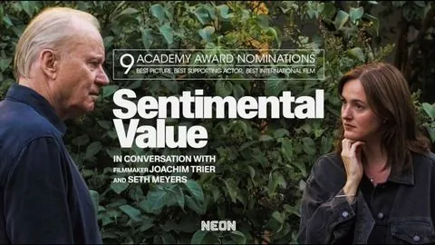 Academy Award Nominated Filmmaker Joachim Trier and Seth Meyers Discuss Sentimental Value - Wartość sentymentalna