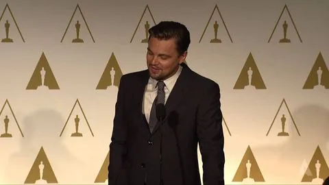 Leonardo DiCaprio at the 86th Oscars® Nominees Luncheon - Wilk z Wall Street