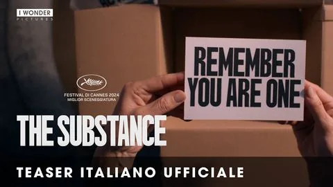 THE SUBSTANCE | Teaser Trailer italiano ufficiale HD - The Substance
