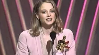 Jodie Foster Wins Best Actress | 64th Oscars (1992) - Milczenie owiec