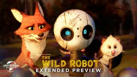 Roz Becomes One With Nature - Dziki robot