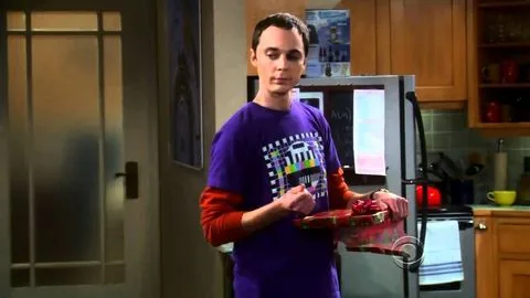 The Big Bang Theory - Sheldon and Penny Exchange Presents - The Big Bang Theory