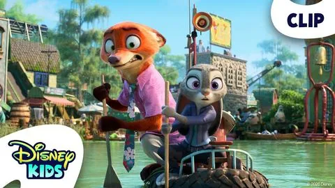 Nick and Judy's Epic Chase Through Marsh Market - Zootropolis 2