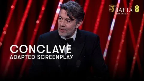 Conclave wins the BAFTA for Adapted Screenplay | BAFTA Film Awards 2025 - Conclave