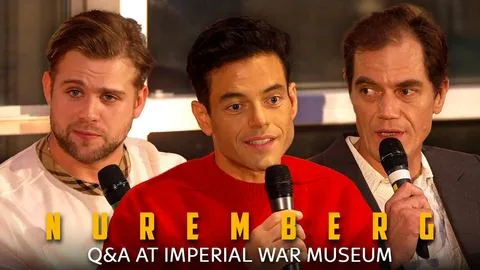 Rami Malek, Leo Woodall, Michael Shannon & James Vanderbilt Talk Nuremberg | Imperial War Museum - Norymberga