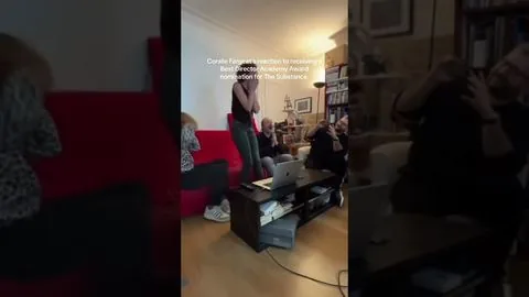 Coralie Fargeat’s reaction on her Academy Award nomination for Best Director for The Substance - Substancja