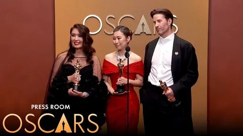 KPop Demon Hunters Best Animated Feature Film Press Room Speech | 98th Oscars (2026) - KPop Demon Hunters