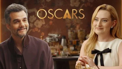 Wagner Moura & Amelia Dimoldenberg talk Sharks, Futebol, and Carnival | Oscars Pre-Luncheon Luncheon - L'agente segreto