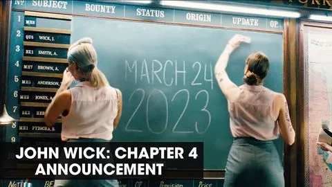 Release Date Announcement - John Wick 4