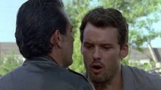 Negan kills Spencer [4K] - The Walking Dead