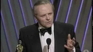Anthony Hopkins Wins Best Actor | 64th Oscars (1992) - Milczenie owiec