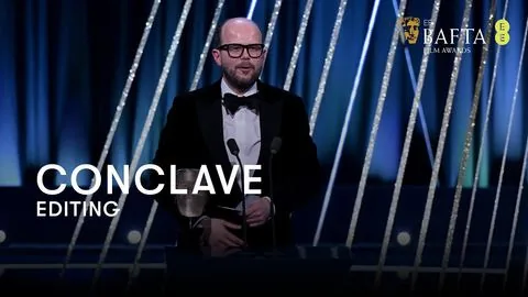 Conclave takes home the BAFTA for Editing | BAFTA Film Awards 2025 - Conclave