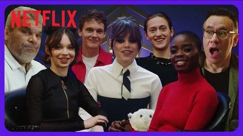 The Cast of Wednesday Describes The Show In 15 Seconds - Mercoledì