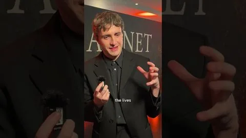 Paul Mescal reflects on HAMNET at the Irish premiere. - Hamnet