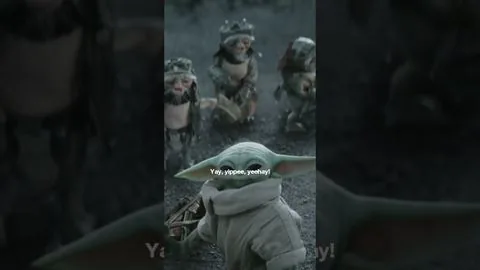 Cheering - Star Wars: The Mandalorian and Grogu