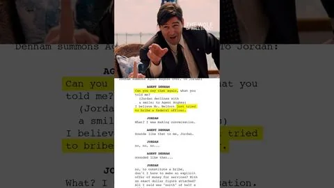 From the page to the screen, not always exactly as it was written! - Wilk z Wall Street