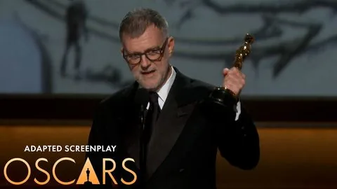 ‘One Battle after Another’ Wins Best Adapted Screenplay | 98th Oscars Speech (2026) - Una battaglia dopo l’altra